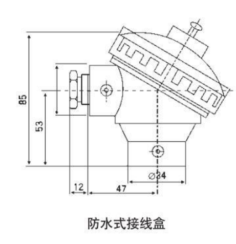 防腐熱電偶防水式接線盒圖