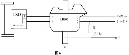 浮子式流量計本安防爆型接線圖