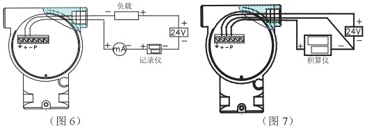 一體化靶式流量計(jì)接線圖